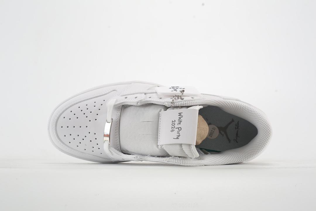 Travis Scott x Air Jordan 1 Low White Party  TD1226-111