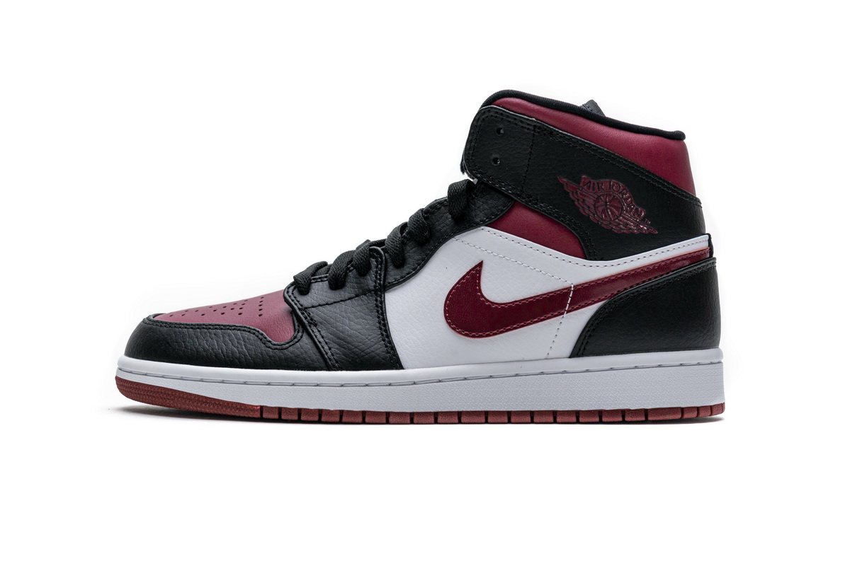 Air Jordan 1 Mid Bred Toe 554724-066