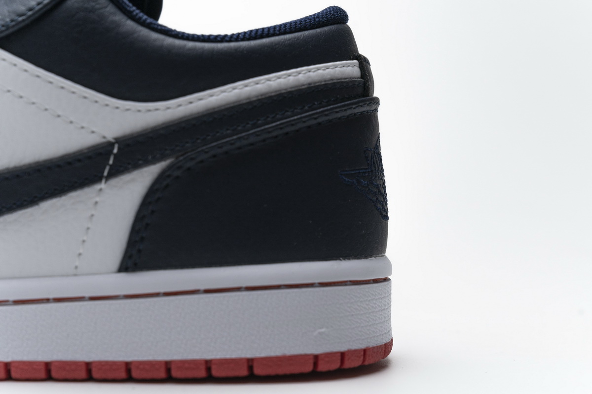 Air Jordan 1 Low Obsidian Ember Glow  553558-481