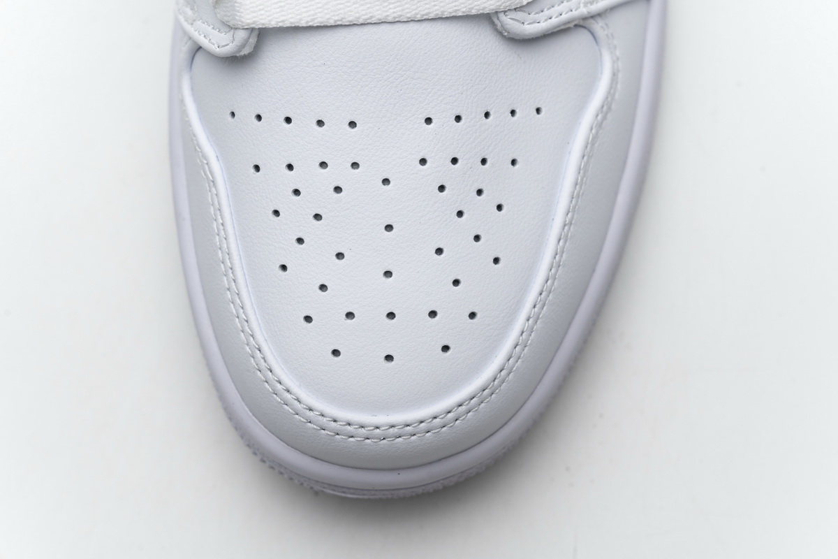 Air Jordan 1 Low White Pure Platnium 553558 111