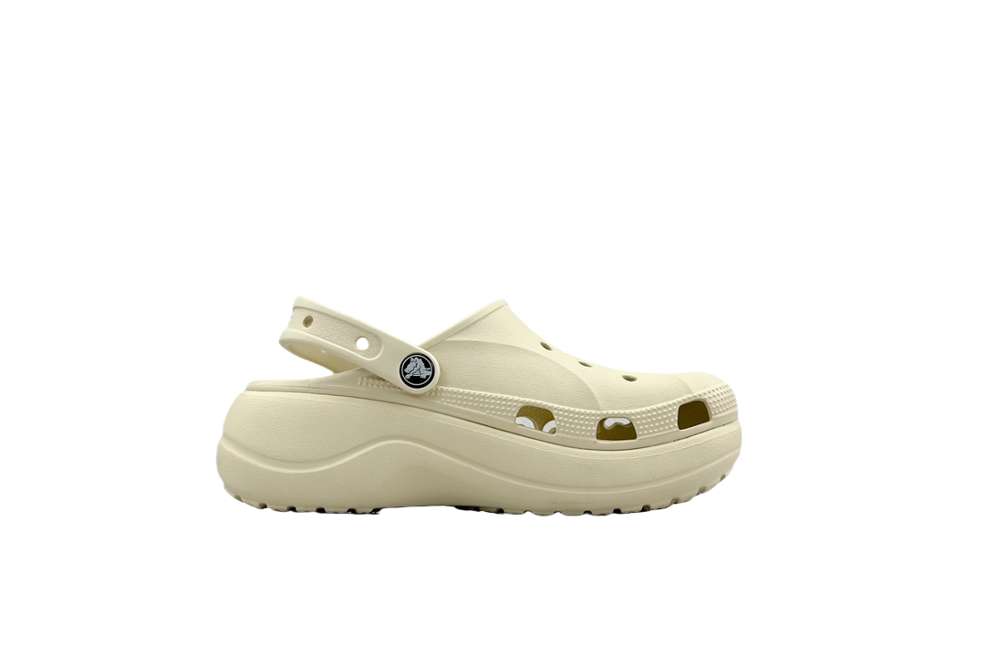 Crocs Baya Platform Clog Bone 208186-11s