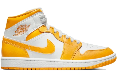 Jordan 1 Mid White Yellow (W)  BQ6472-117