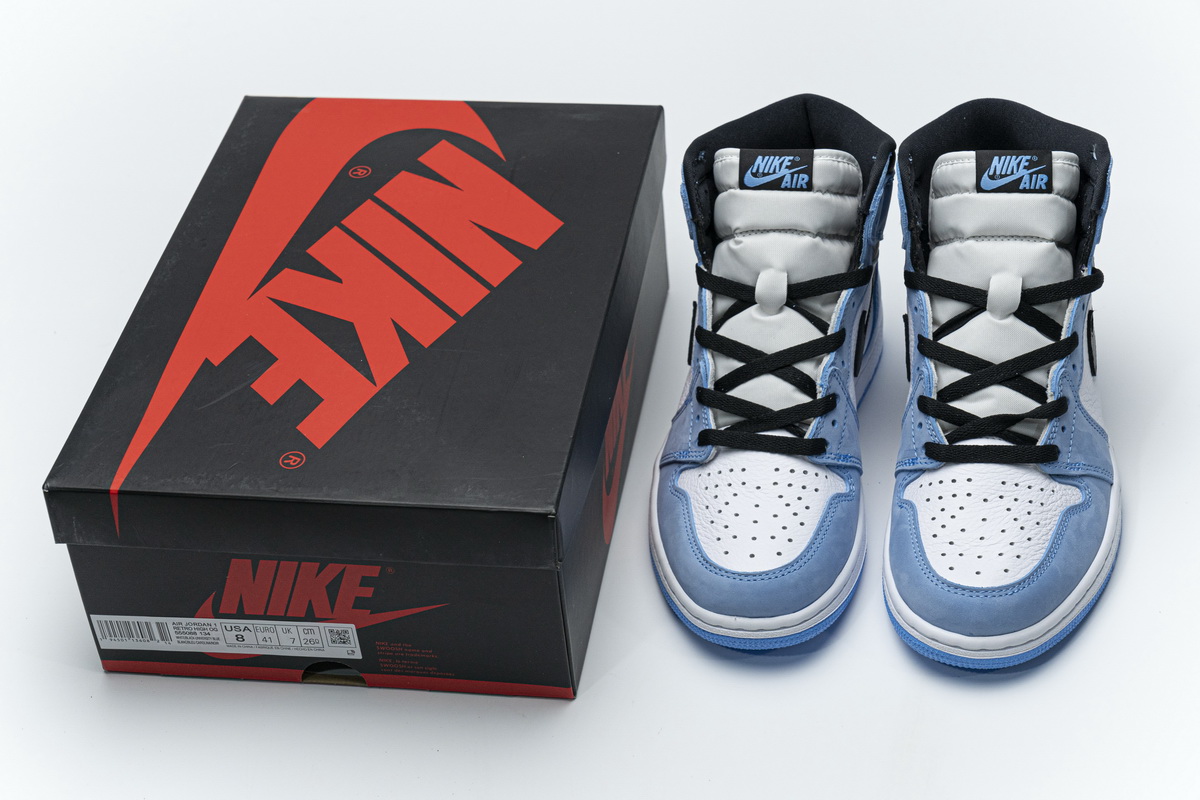 PK GOD  Air Jordan 1 High OG University Blue 555088-134