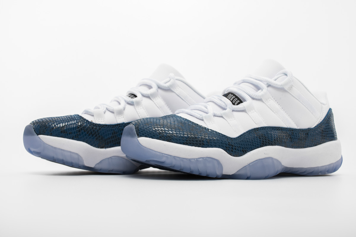 Air Jordan 11 Low “Navy Blue Snakeskin”CD6846-102
