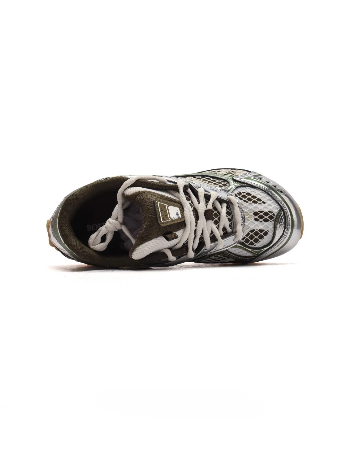 Bottega Veneta Orbit Lace-up Low Sneakers Mud 741357V2X402848