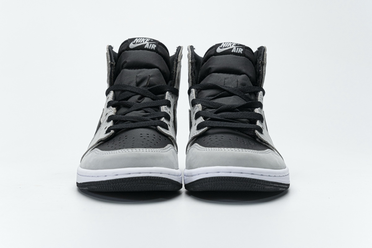 H12 Air Jordan 1 Shadow 2.0 Black Light Smoke Grey 555088-035