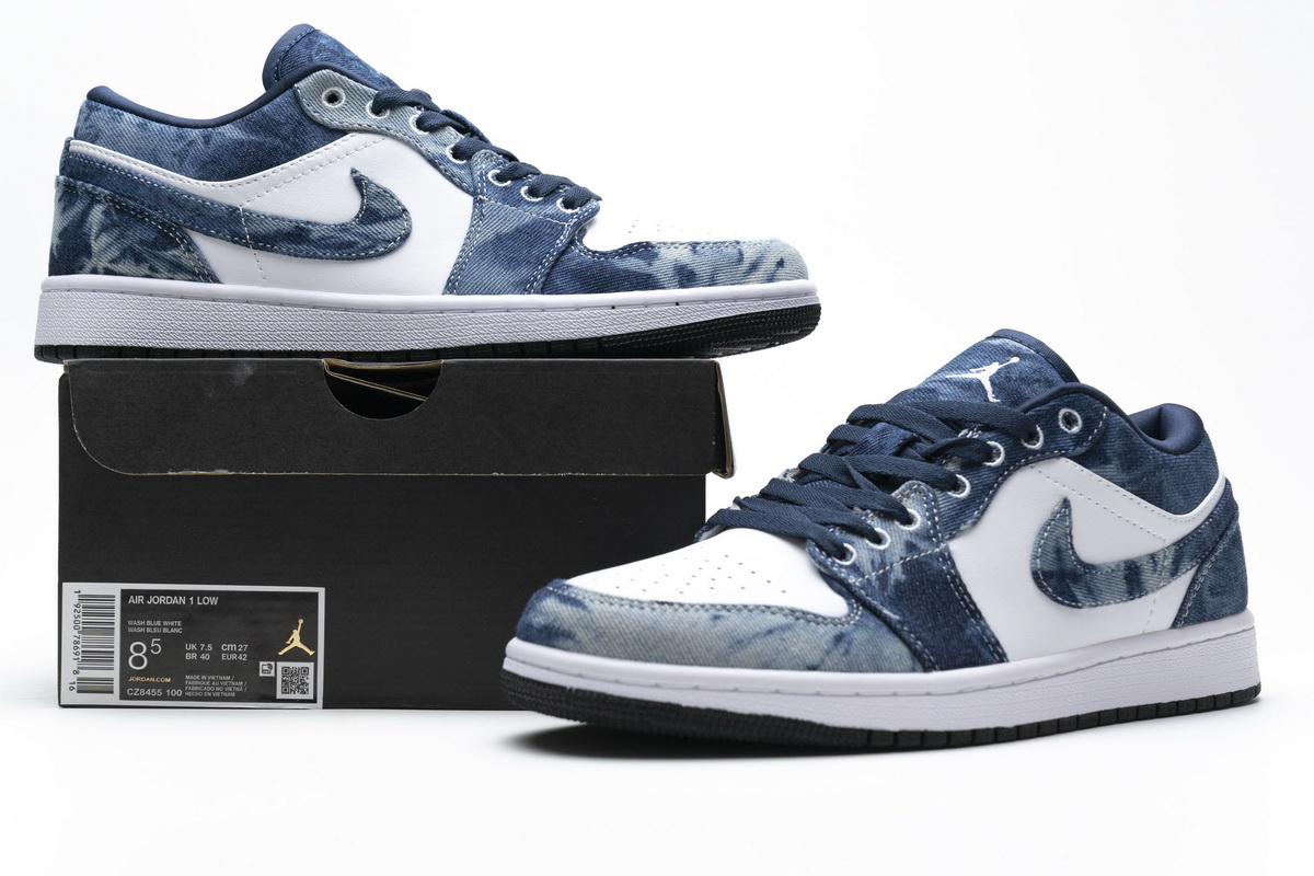 Air Jordan 1 Low“Washed Denim”    CZ8455-100