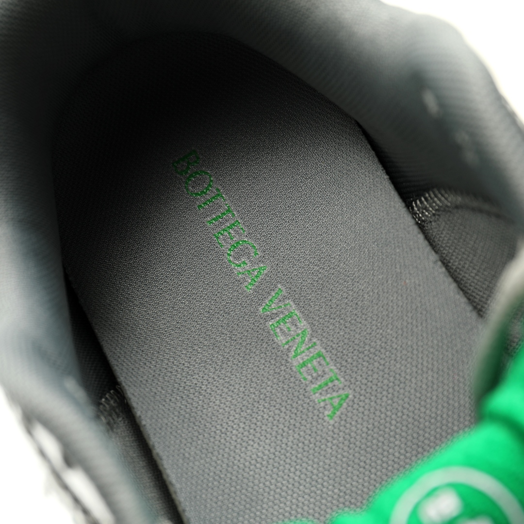 Bottega Veneta Orbit Lace-up Low Sneakers Green 741357v2x401428