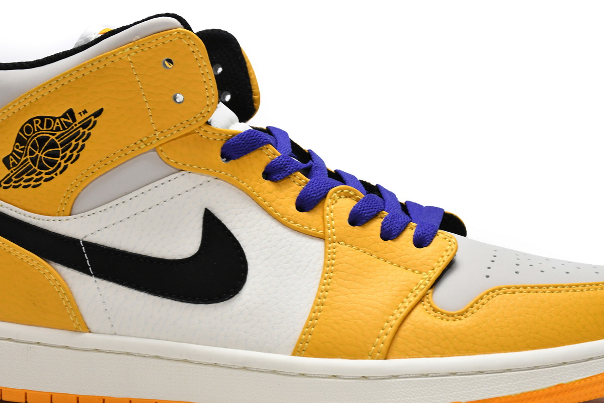 Air Jordan 1 Mid SE Lakers 852542-700