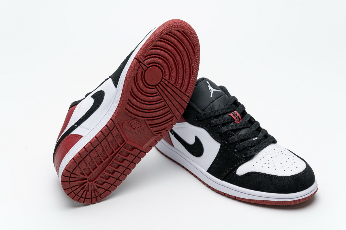 Air Jordan 1 Low Black Toe  553558-116