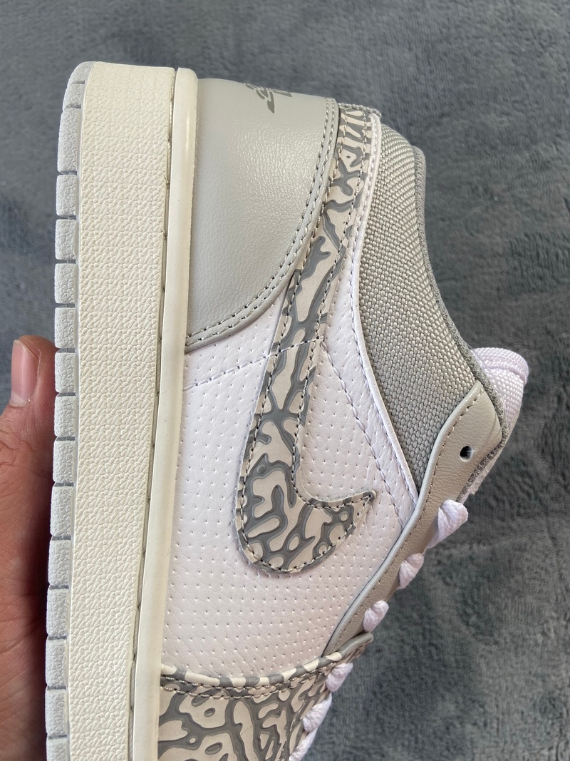 Air Jordan 1 Low PRM Elephant Print  DH4269-100
