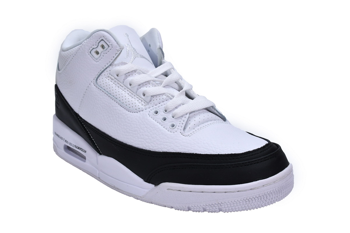 Fragment Design x Air Jordan 3 Black White   DA3595-100