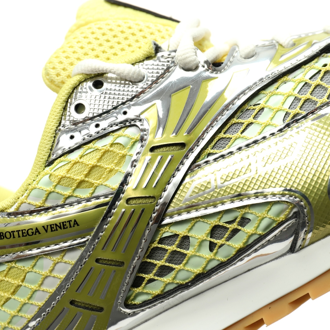 Bottega Veneta Orbit Lace-up Low Sneakers Jelly Yellow 741357v2x407421