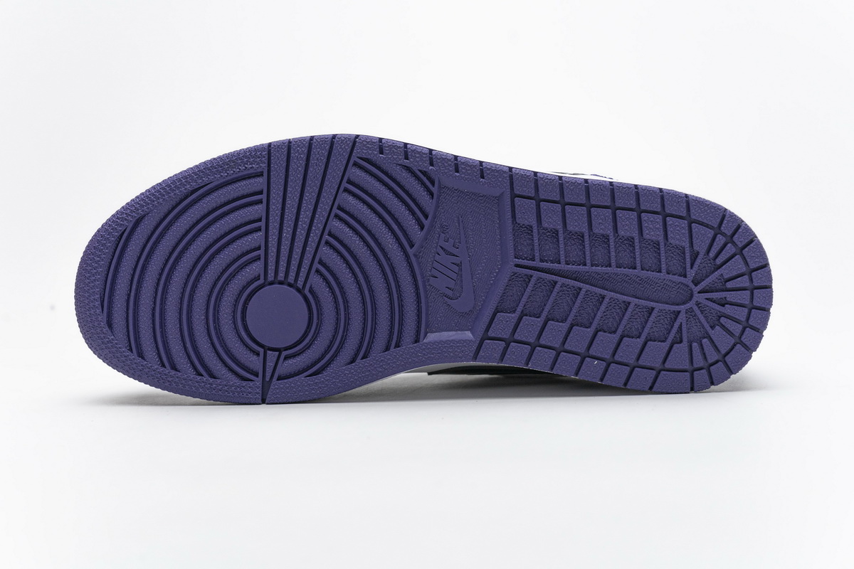 Air Jordan 1 Low Court Purple  553558-125