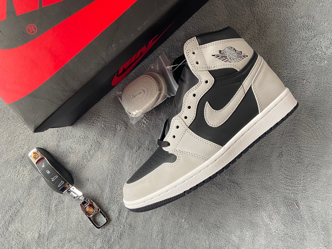 Air Jordan 1 Shadow 2.0 Black Light Smoke Grey 555088-035