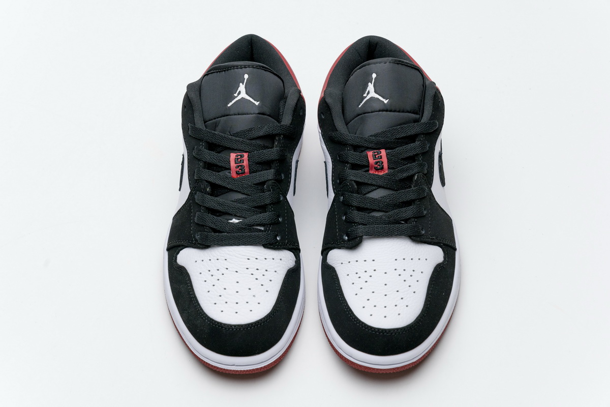 Air Jordan 1 Low Black Toe  553558-116