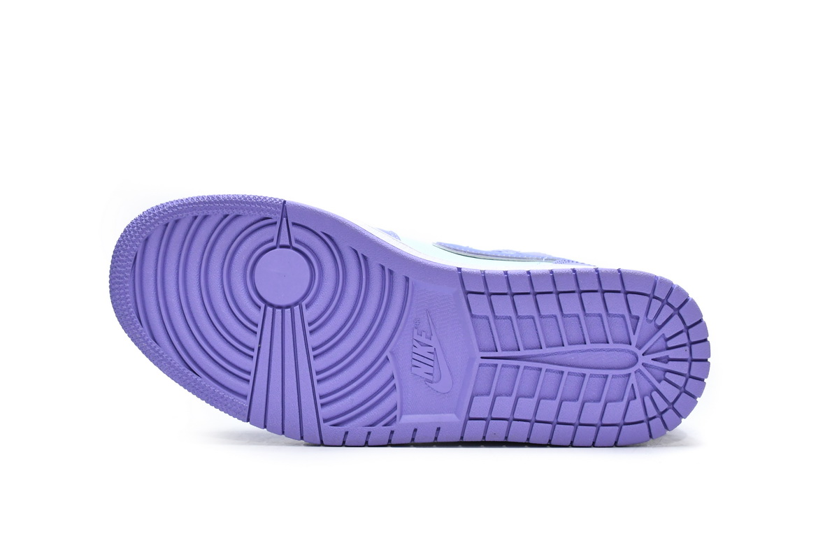 Air Jordan 1 Mid Purple Pulse 554724-500