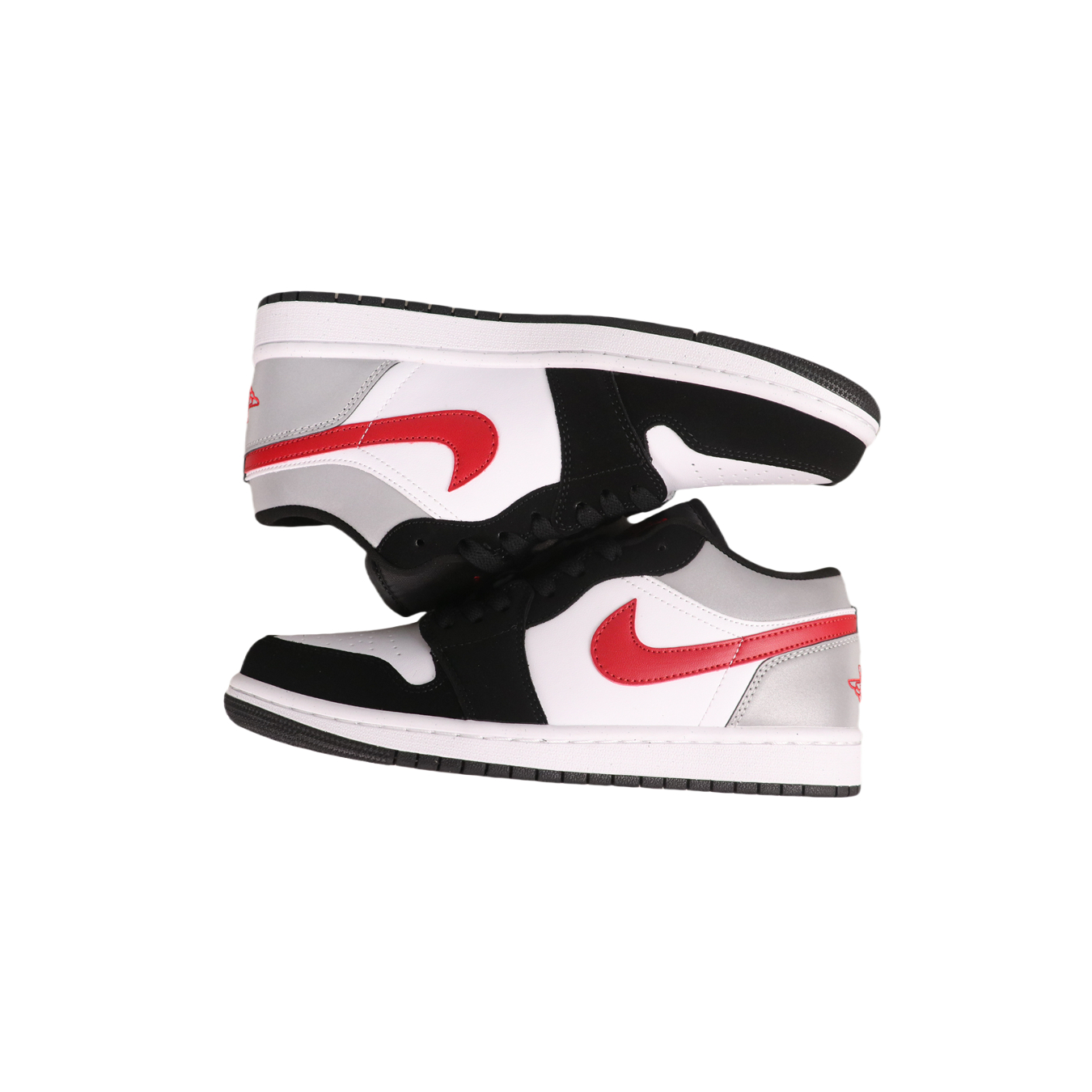 Air Jordan 1 Low White Black Gray Red HF3148-106: A Stylish Sneaker Overview