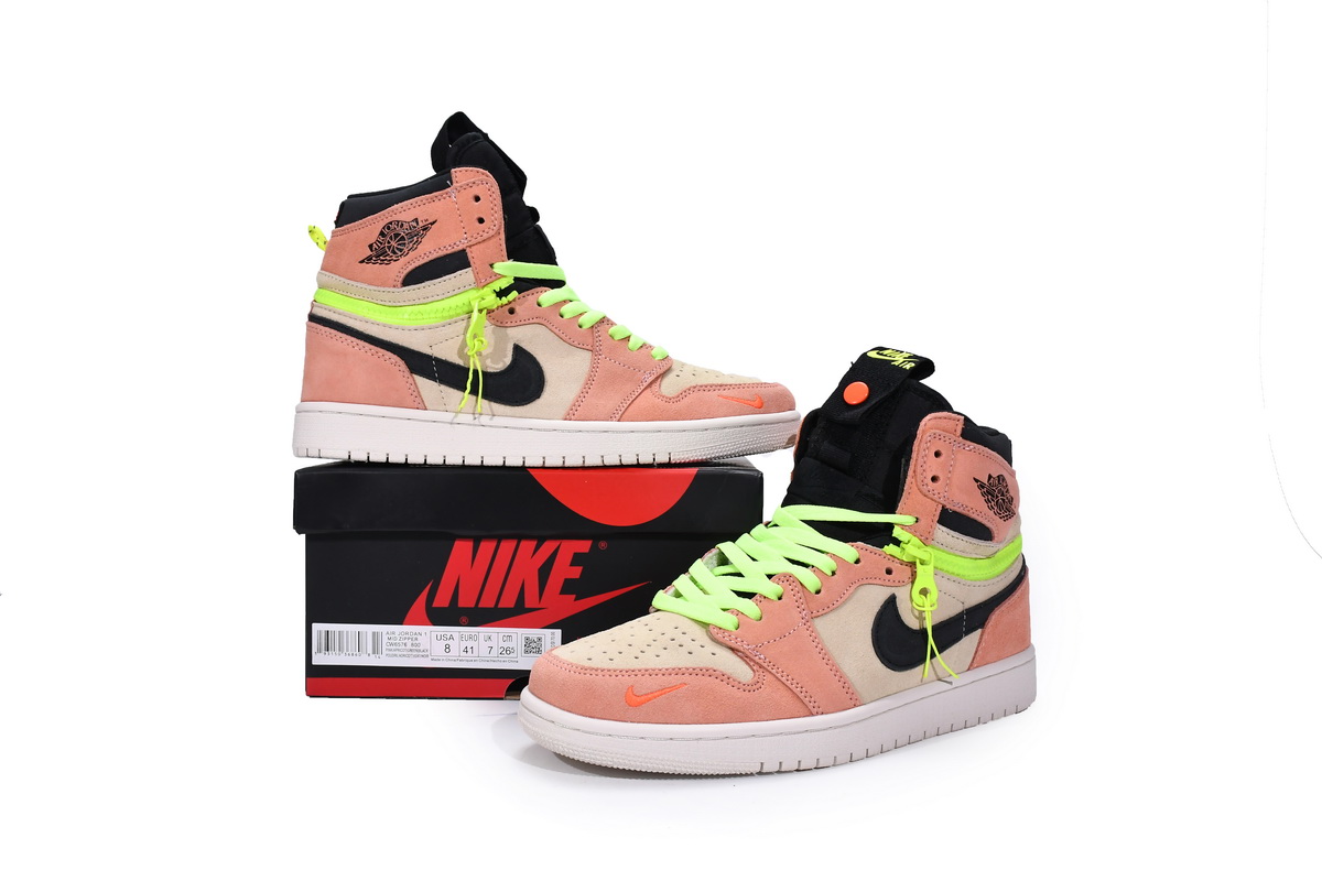 DG  Air Jordan 1 High Switch Apricot Powder   CW6576-800