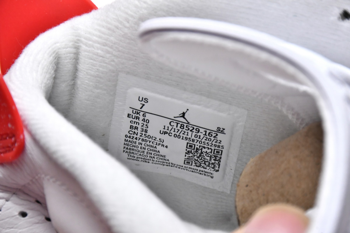 Air Jordan 6 Red Oreo  CT8529-162