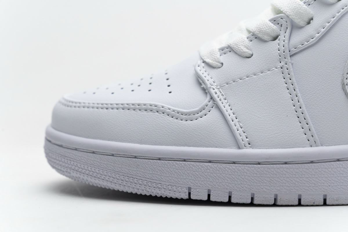 Air Jordan 1 Low White Pure Platnium 553558 111