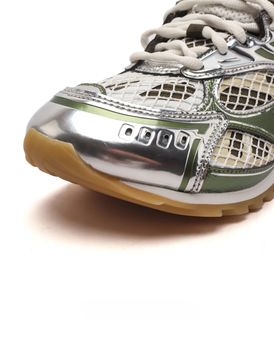 Bottega Veneta Orbit Lace-up Low Sneakers Mud 741357V2X402848