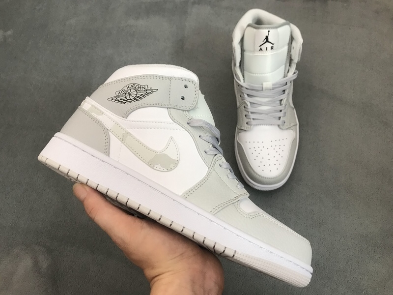 Air Jordan 1 Mid  White Camo  DC9035-100