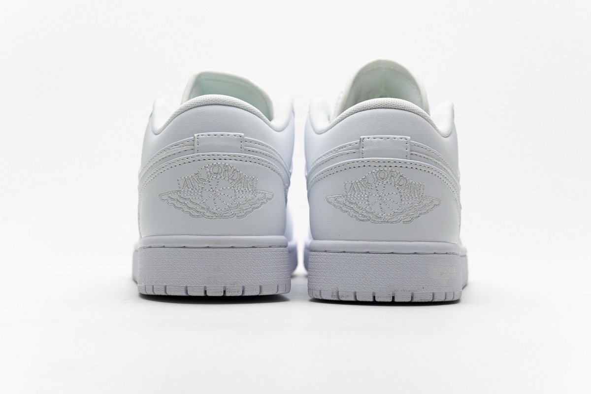 Air Jordan 1 Low White Pure Platnium 553558 111
