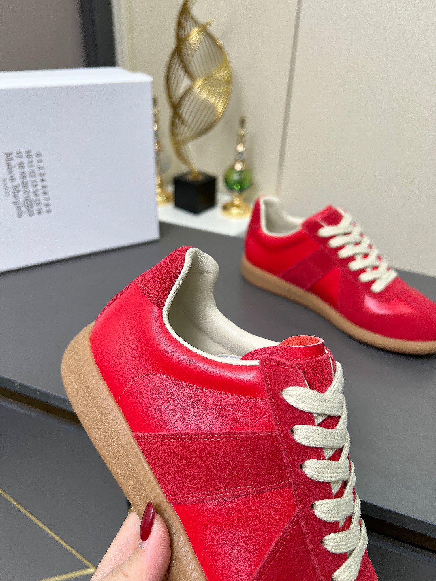 Maison Margiela leather classic  red S57WS0236P1895H8542