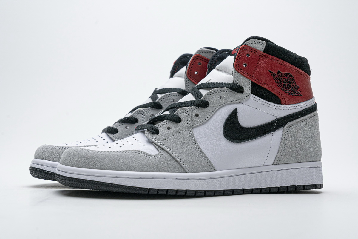 Air Jordan 1 High Smoke Grey Red  555088-126