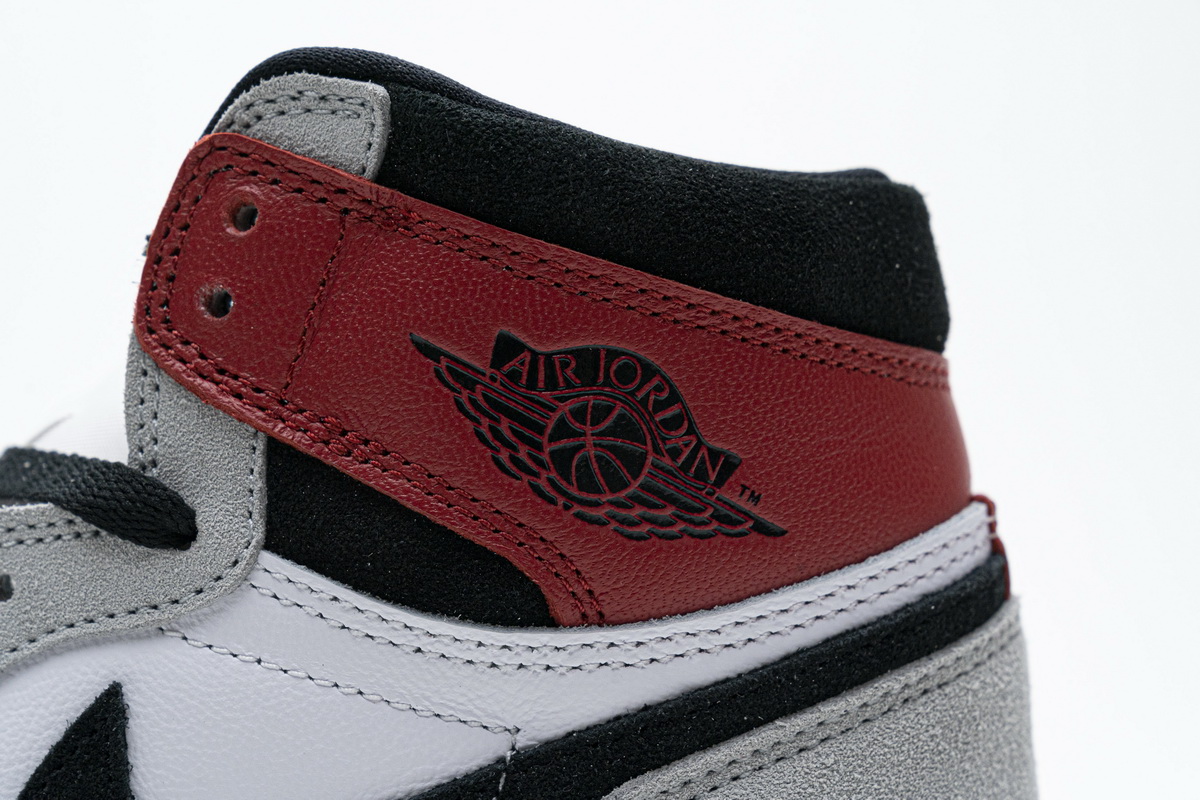 Air Jordan 1 High Smoke Grey Red  555088-126
