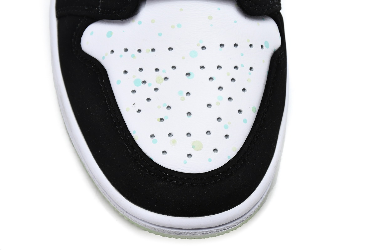 Air Jordan 1 Mid GS White Black Teal Tint BQ6931-103