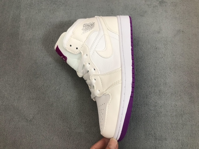 Air Jordan 1 Low Grey Fog Deadly Pink 555112-iD