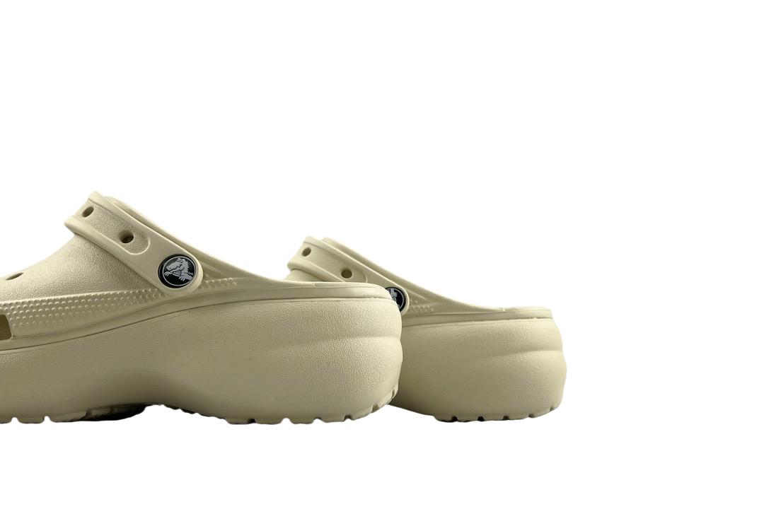 Crocs Classic Platform Clog Bone 206750-2Y2