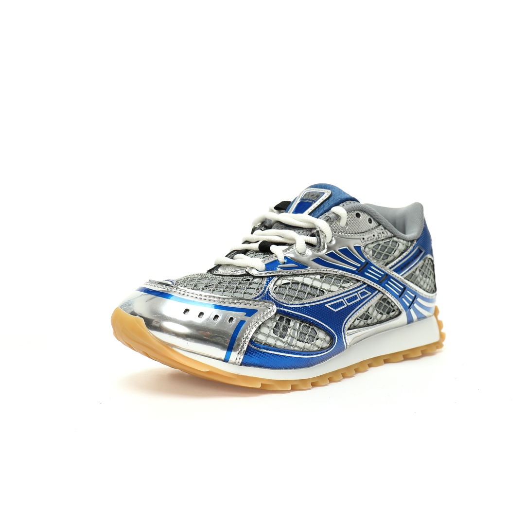 Bottega Veneta Orbit Lace-up Low Sneakers Blue 741357v2x401375