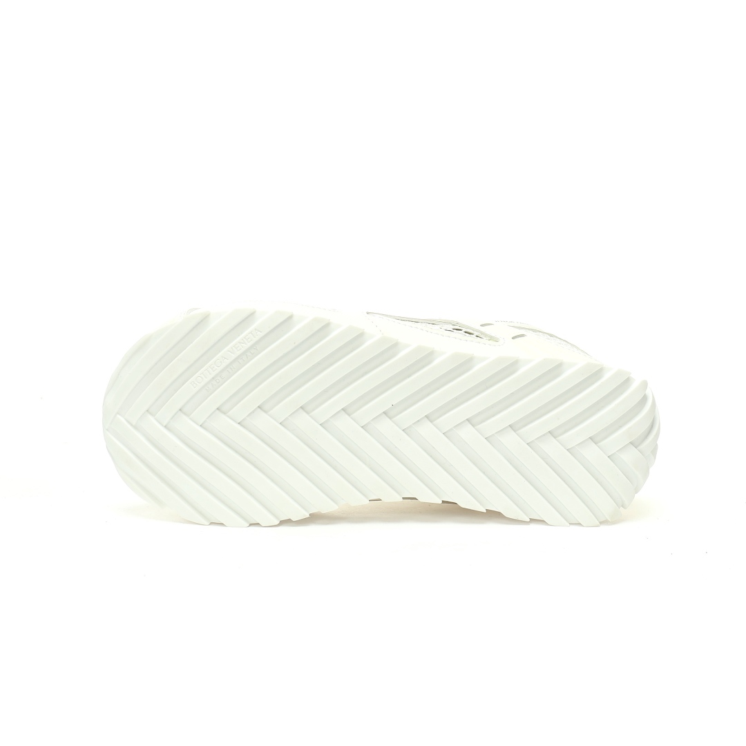 Bottega Veneta Orbit Lace-up Low Sneakers White 741357v2x409013