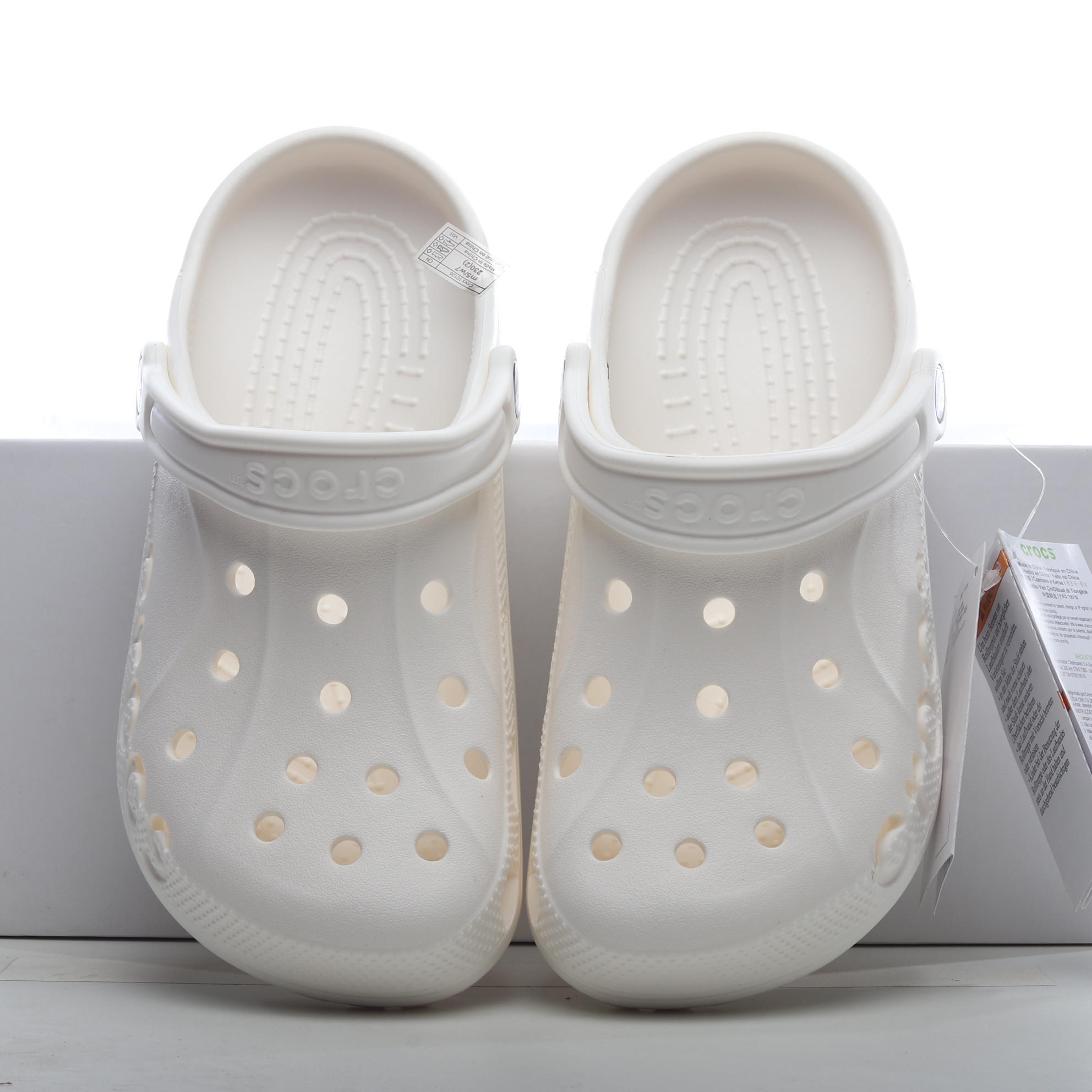 Crocs Baya Platform Clog White 208186-100