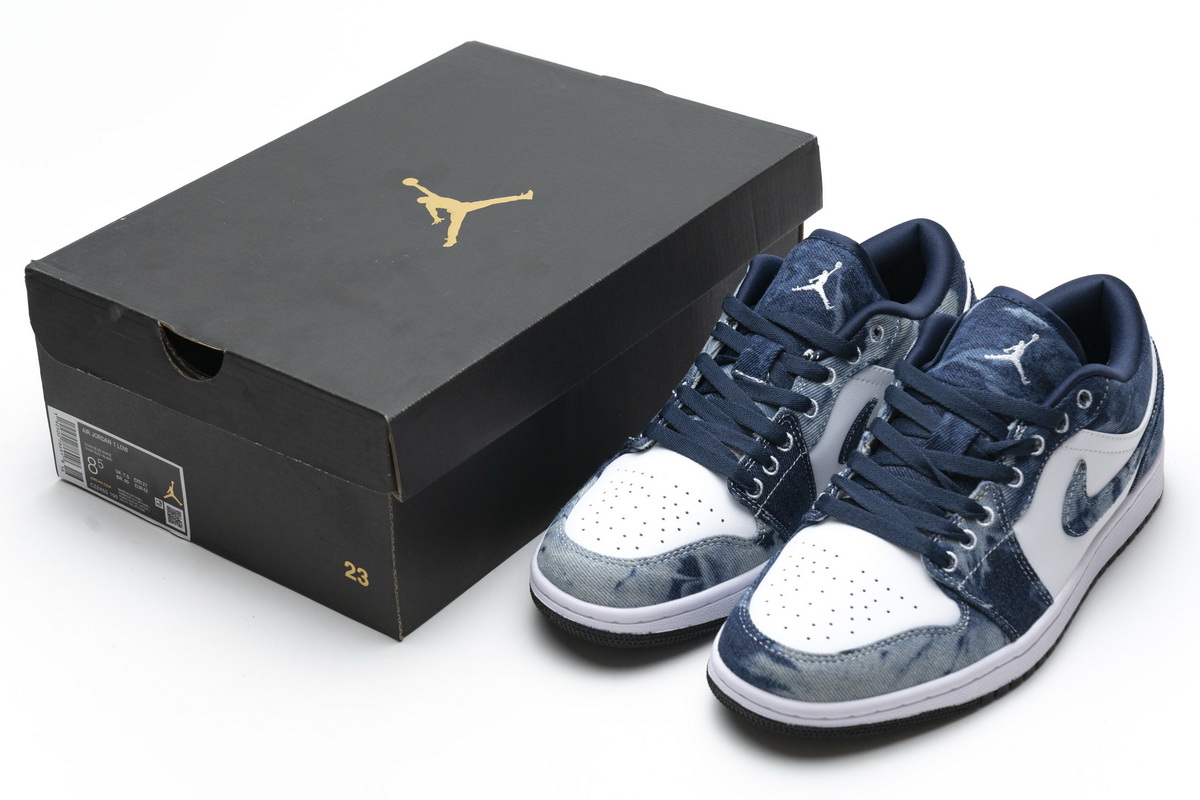 Air Jordan 1 Low“Washed Denim”    CZ8455-100