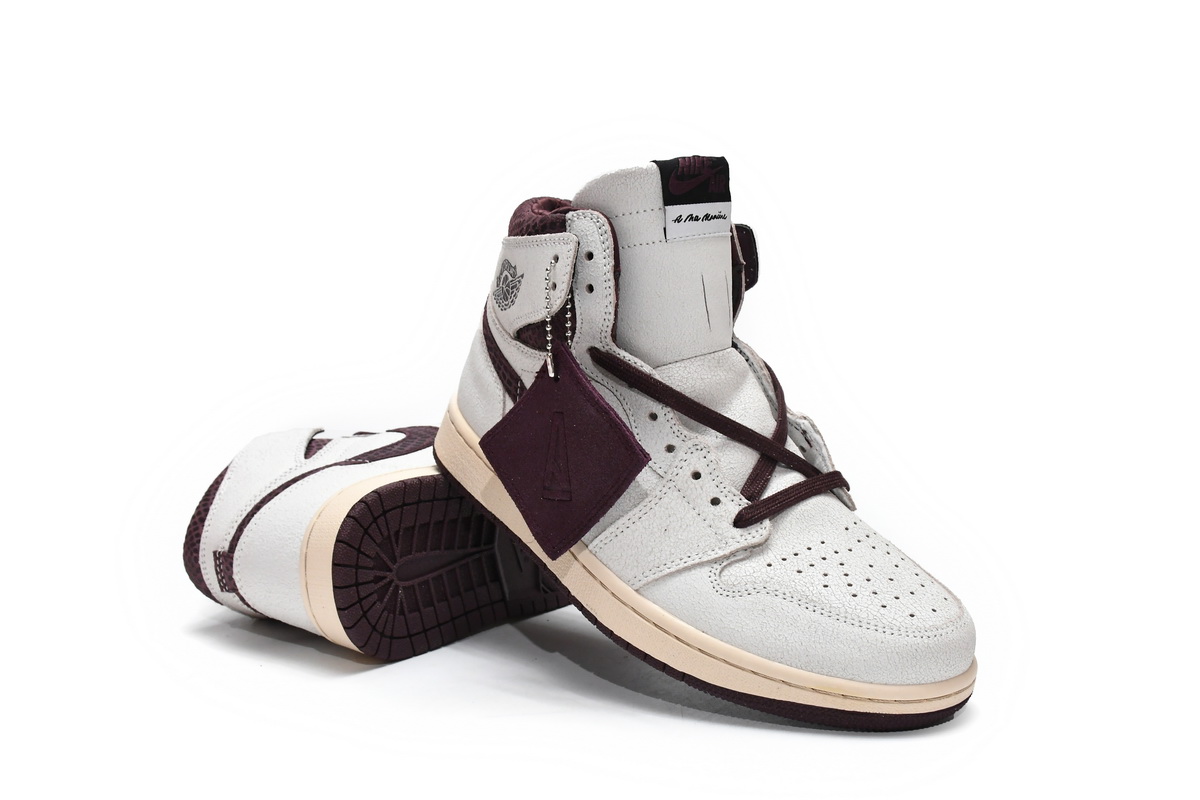 Air Jordan 1 High OG Sail and Burgundy Crush  DO7097-100