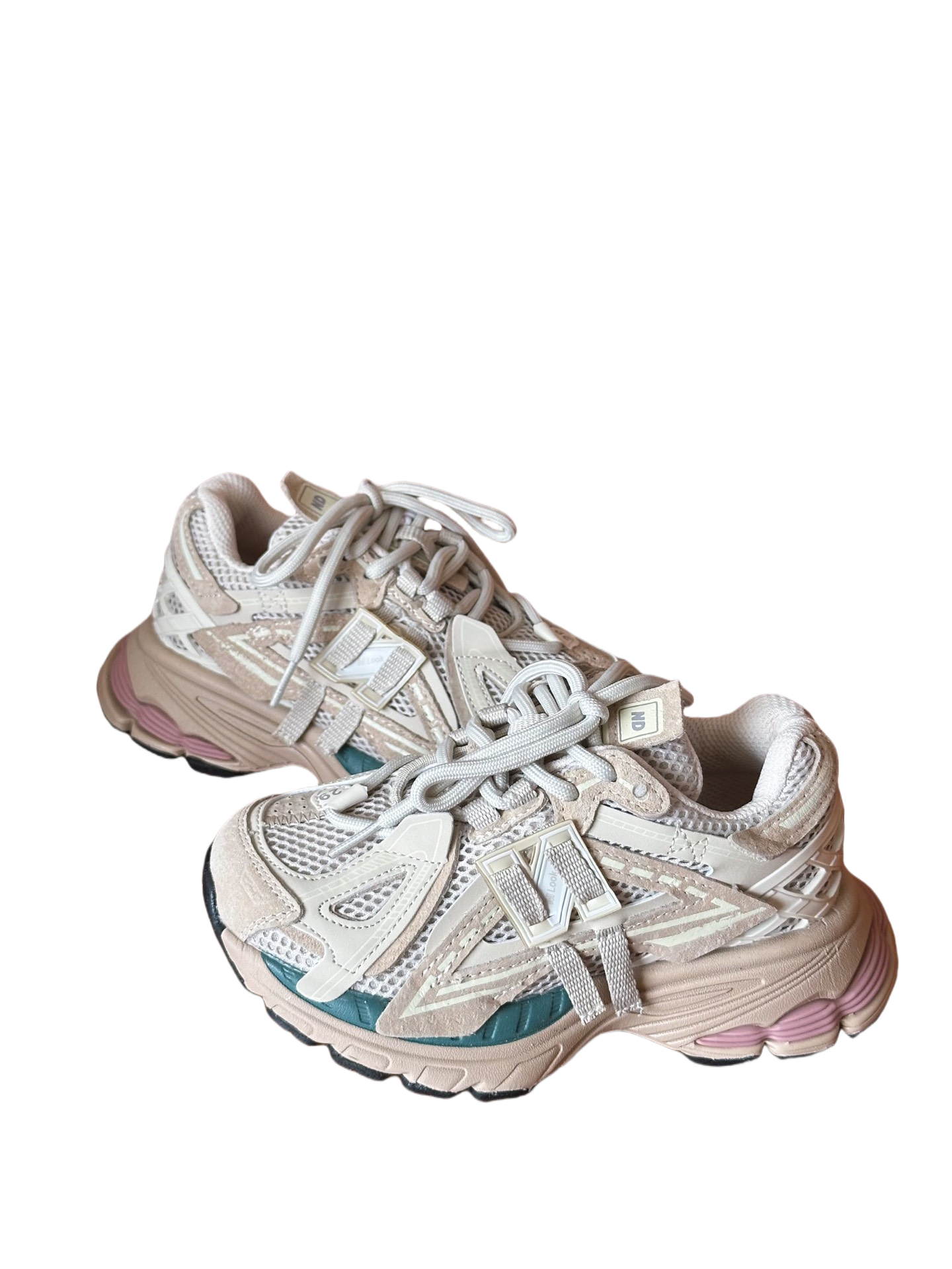 New Balance 1960 Kids Sneaker Grey Green Pink