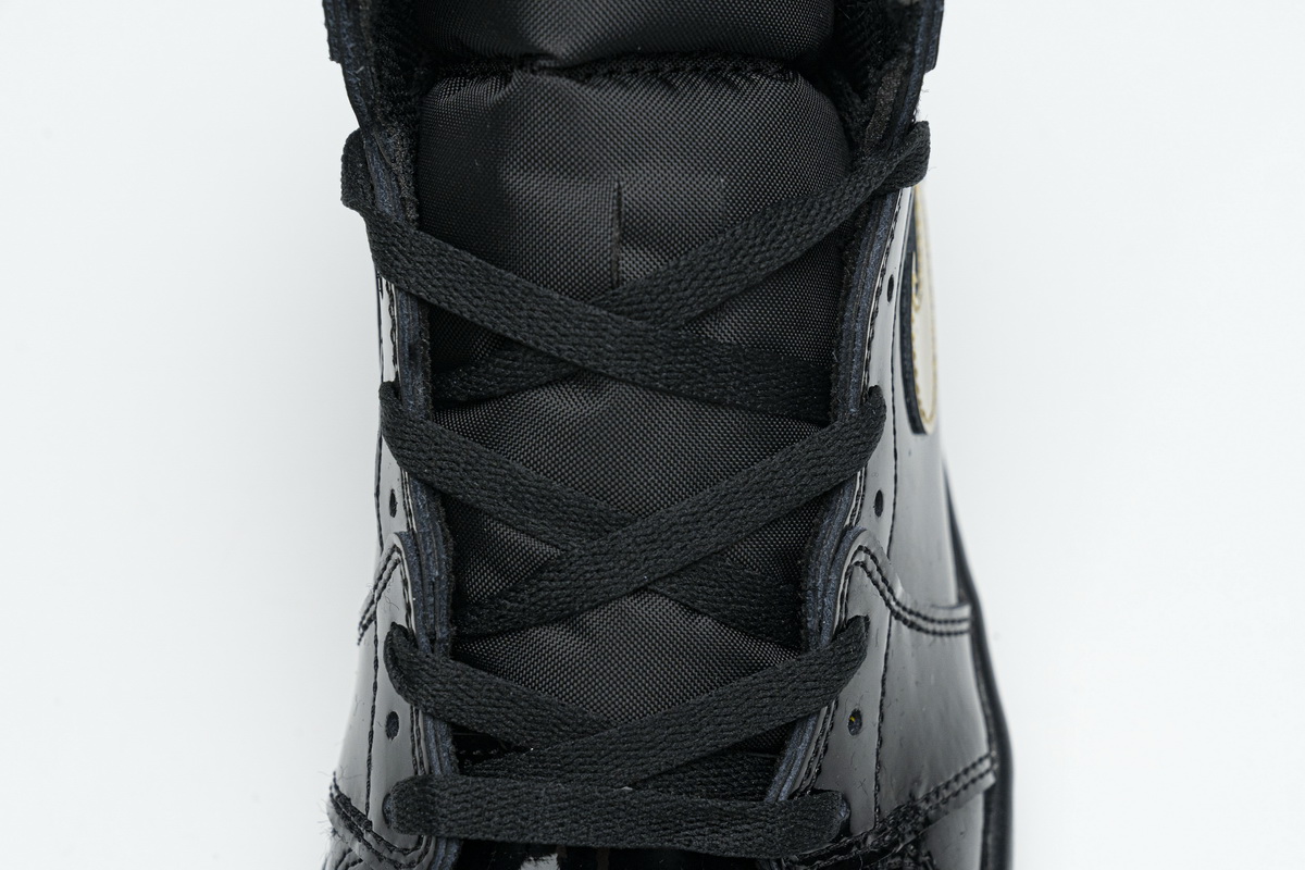 Air Jordan 1 High OG Patent Black Metallic Gold  555088-032