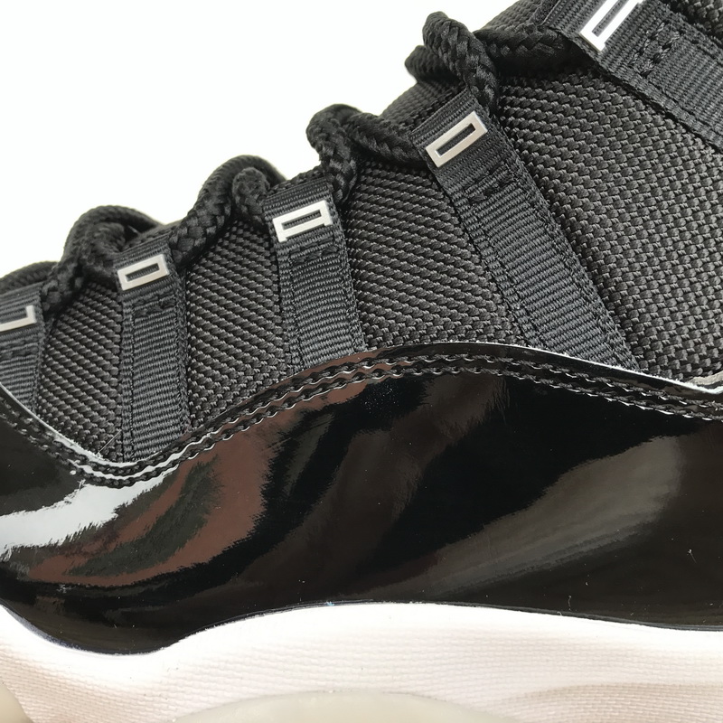 Air Jordan 11 25th Anniversary Black Silver Eyelets CT8012-011