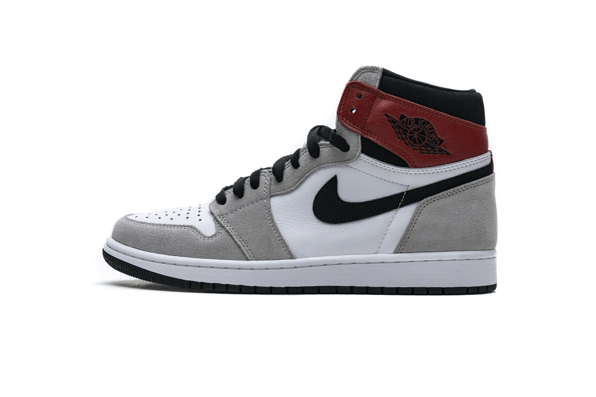 Air Jordan 1 High Smoke Grey Red 555088-126