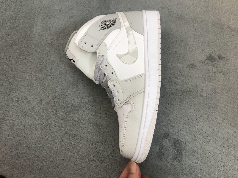 Air Jordan 1 Mid  White Camo  DC9035-100