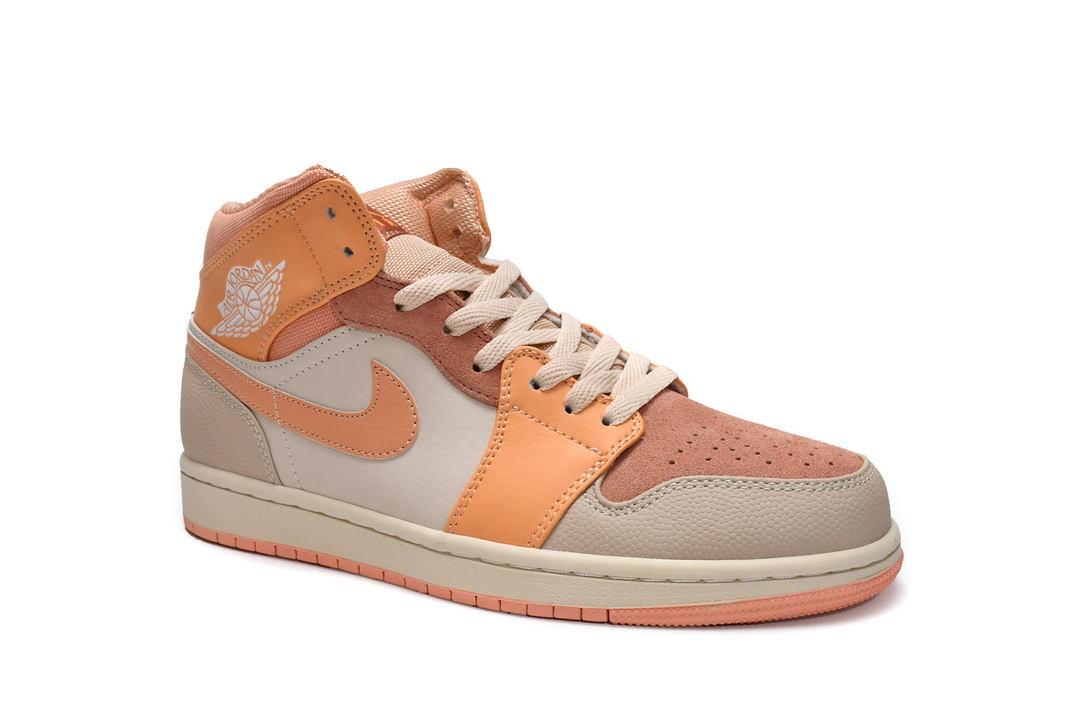 Air Jordan 1 Mid  Apricot Orange  DH4270-800