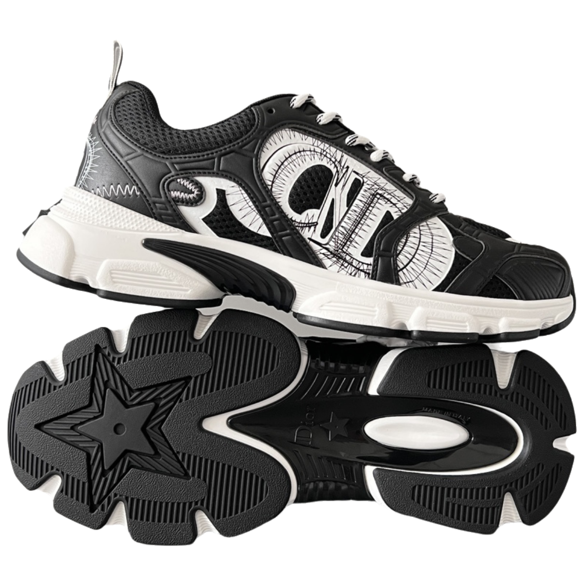 Dior Cono 24ss Sneaker Black KCK414TRM-S19W