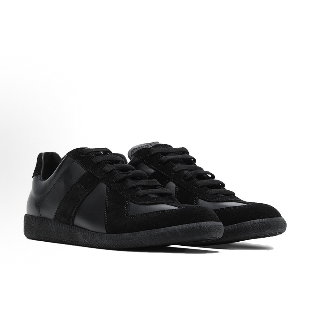 Maison Margiela Cowhide sneakers for men black S57WS0236P1897900