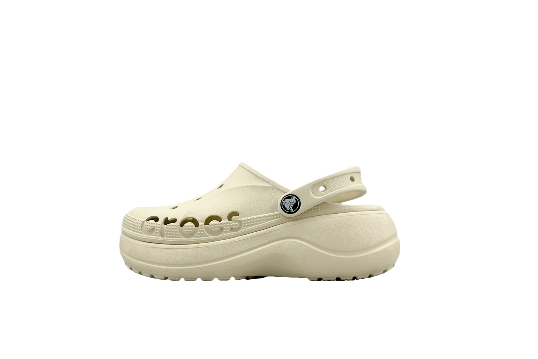 Crocs Baya Platform Clog Bone 208186-11s