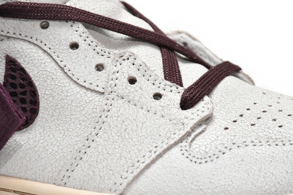 Air Jordan 1 High OG Sail and Burgundy Crush  DO7097-100