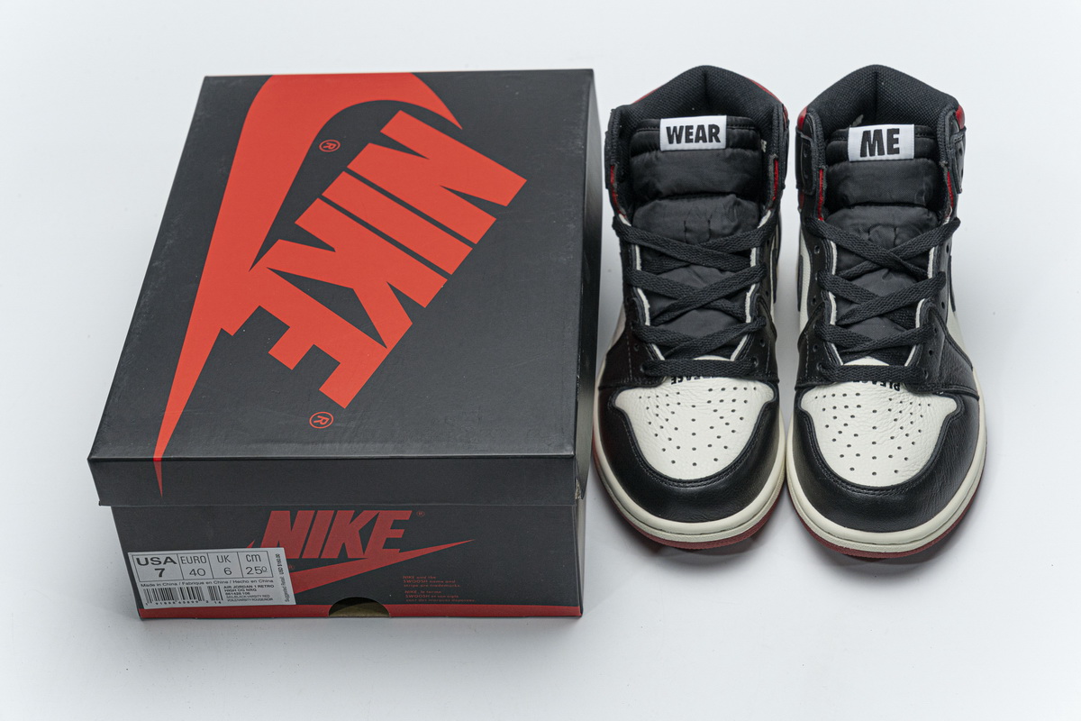 PK GOD   Air Jordan 1 NRG OG High “NOT FOR RESALE”Varsity Red 861428-106
